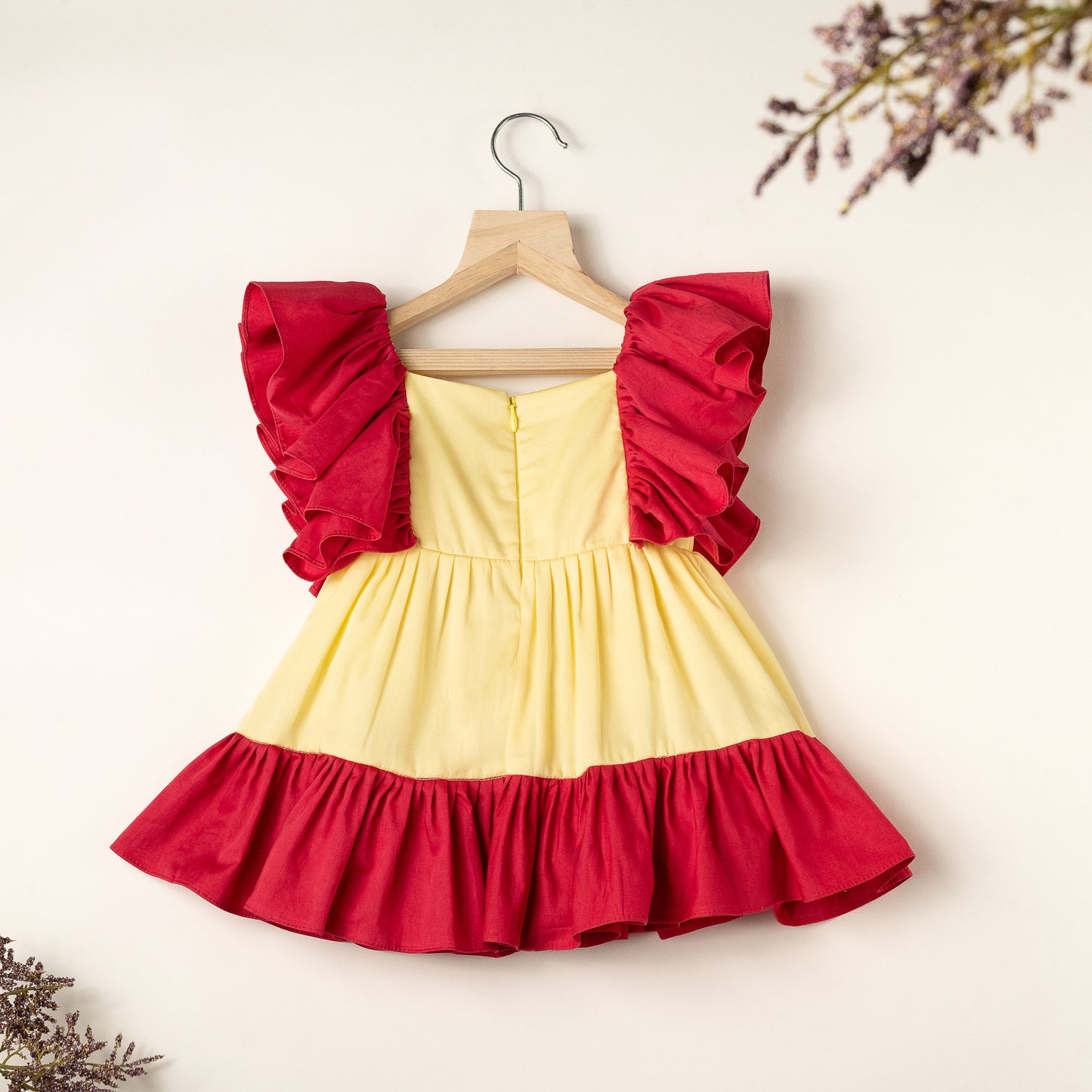 Aarna Dress in Yellow