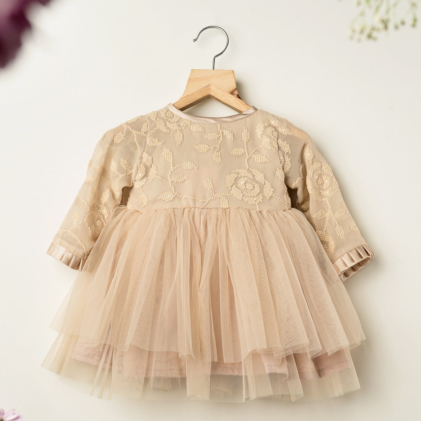 LEO DRESS BEIGE
