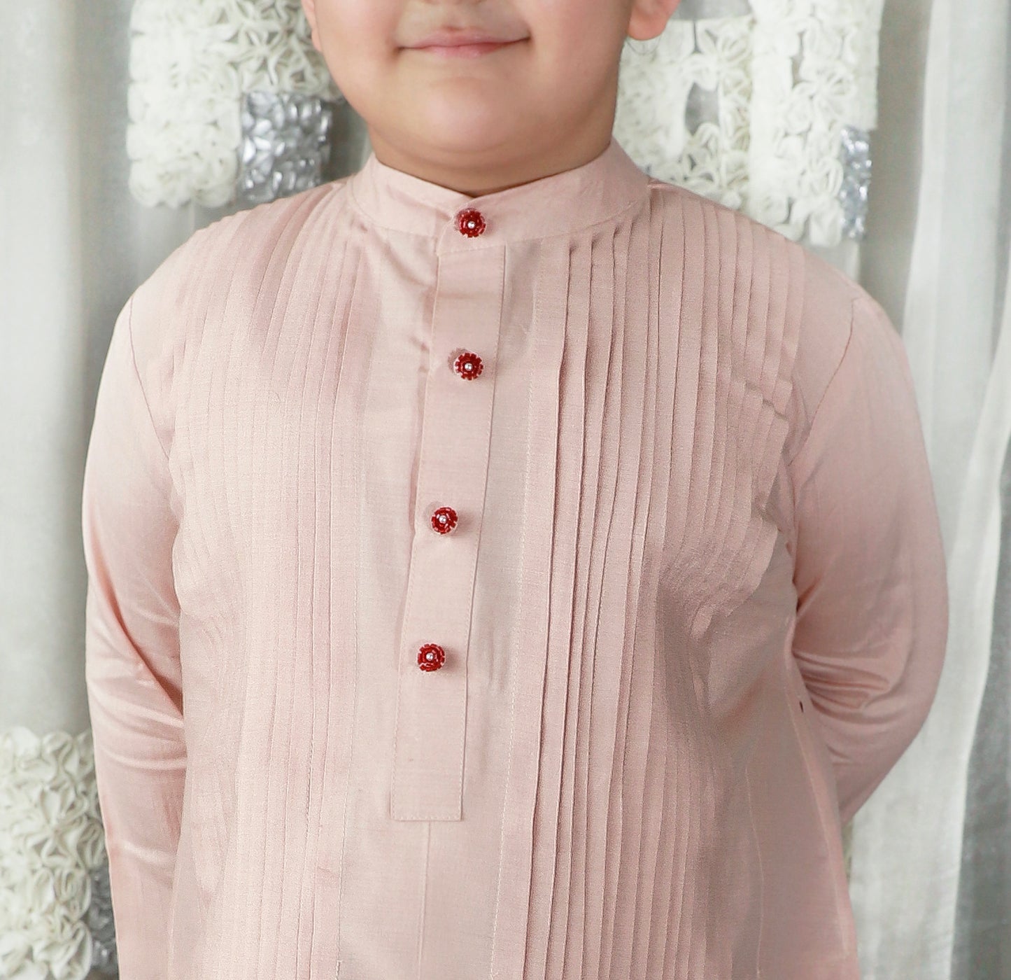 NUDE PINK KURTA SET