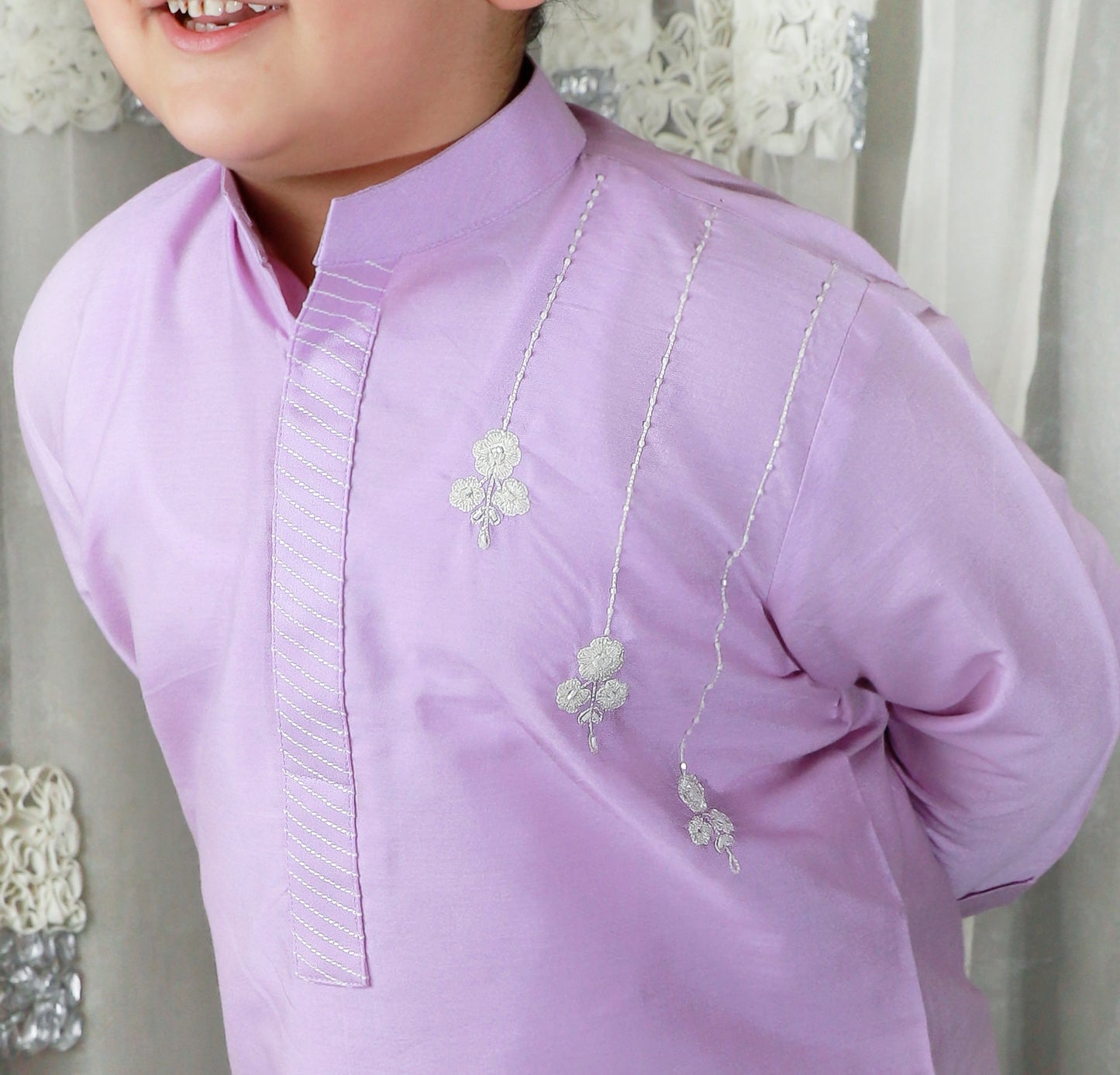 PURPLE KURTA SET