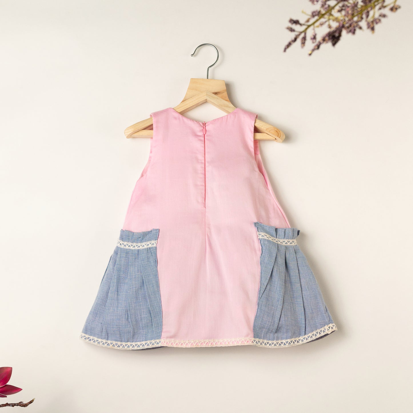 POCKET DRESS PINK