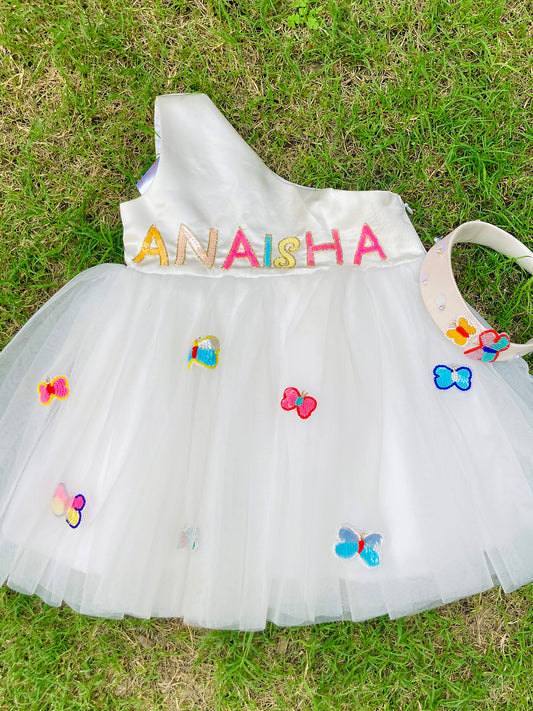 PERSONALISED BUTTERFLY DRESS